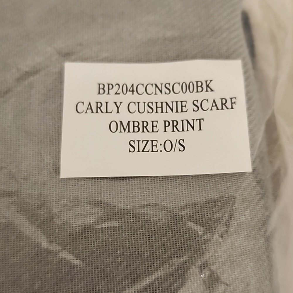 Cushnie lux grey horizon ombré scarf - Picture 7 of 11